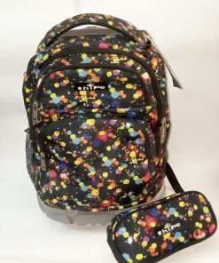 Cartable avec roulettes avec trousse