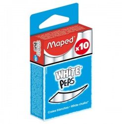 Boite de 10 craies blanches Maped