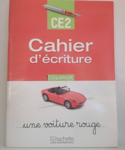 Cahier d'écriture Coquelicot  CE2